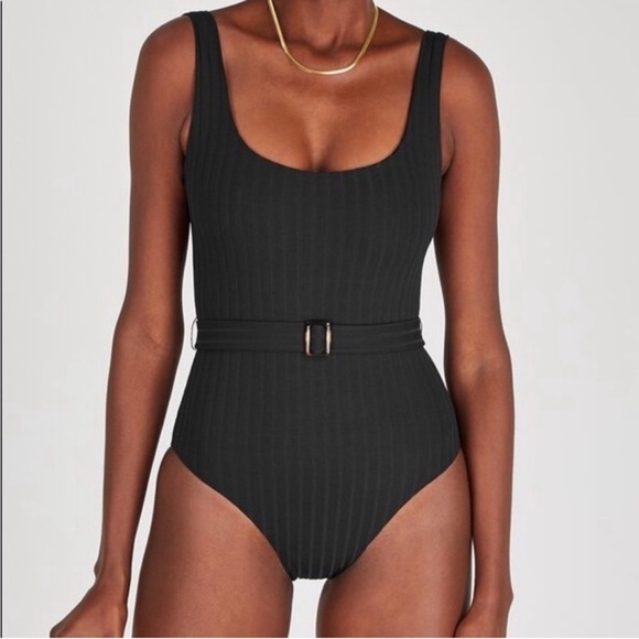 New Melissa Odabash Texas Belted One Piece Swimsuit